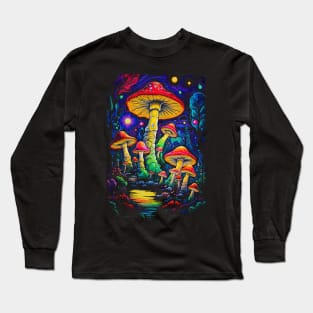 Mushroom Village Long Sleeve T-Shirt